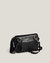 Convertible Fringe Belt Bag in Black