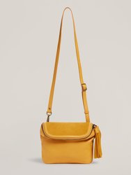 Convertible Fringe Belt Bag in Saffron - Saffron