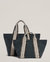 Italian Canvas Tote in Charcoal
