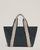 Italian Canvas Tote in Charcoal