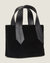 Tab Tote Mini in Black Suede