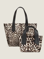 Tab Tote Mini in Snow Leopard