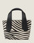 Tab Tote Mini in Zebra Haircalf