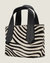 Tab Tote Mini in Zebra Haircalf