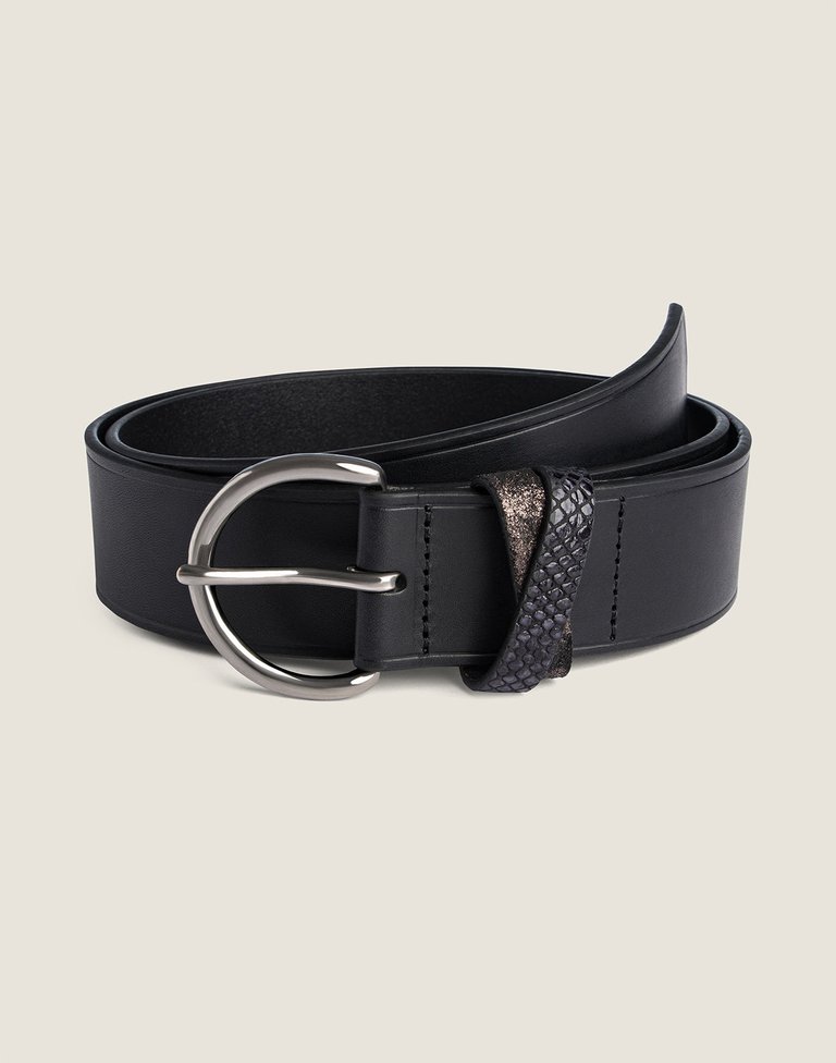 The Keeper Belt In Black