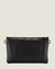 Wearable Wallet Belt Bag with Chain Strap in Black Metallic