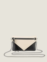 Wearable Wallet Belt Bag with Chain Strap in Vanilla Black - Vanilla Black