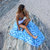 Sea Glass - Brazilian Beach Towel - Purple