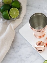 Vintage Inspired Cocktail Shaker & Jigger