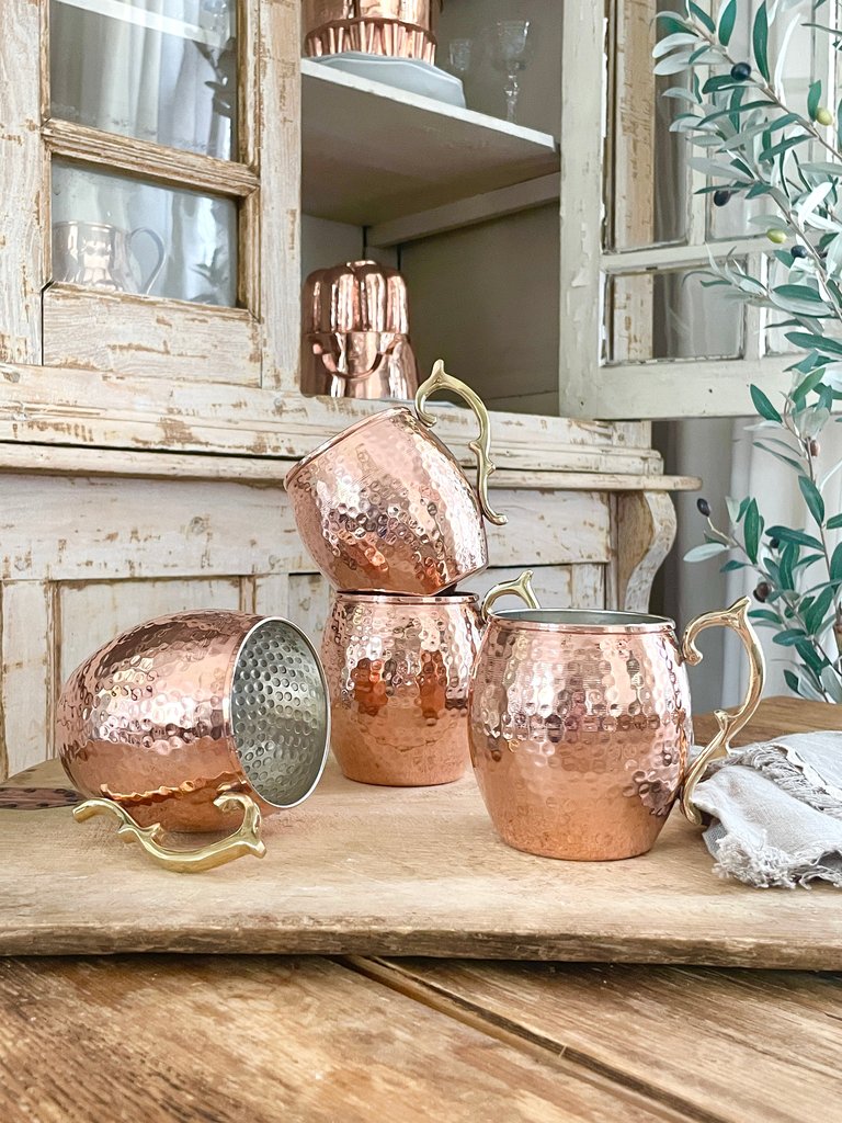 Vintage Inspired Moscow Mule Mugs - Set Of 2 Or 4