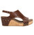 Carley Wedge Sandal In Brown Croco - Brown Croco