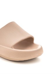 Parasail Slip-On Waterproof Slide Sandals - Nude
