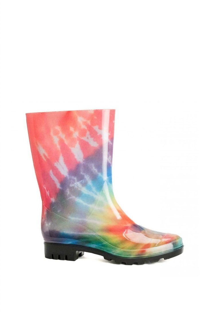 Riverwalk - Rain Boots In Tie Dye - Tie Dye