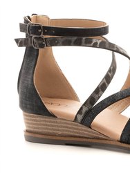 Sweet Tea Sandals - Black Leopard