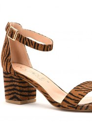 Sweetie Heeled Sandal - Tiger