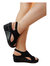 Walk This Way Wedge Sandals In Black