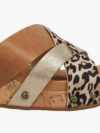 Corkys Women's Amuse Wedge Sandal In Leopard product