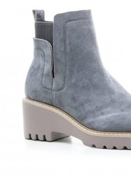 Women'S Basic Ankle Bootie - Grey