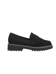 Women's Boost Loafer Shoes In Black - Black