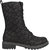 Women's Leopard Boots In Matte Black