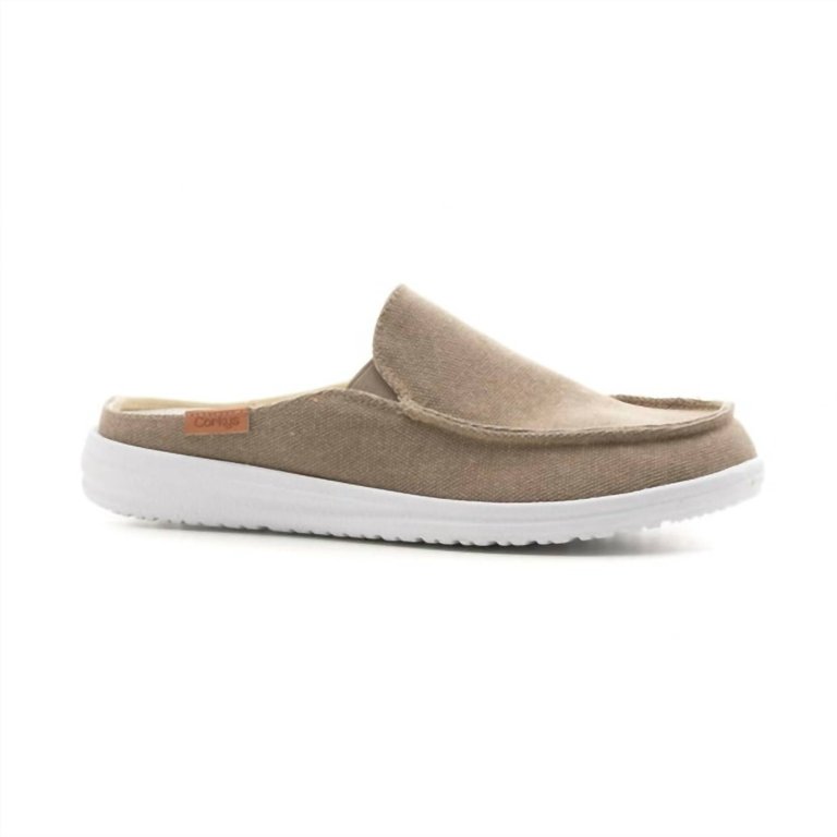 Women's Pontoon Shoes In Khaki - Khaki