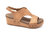 Women's Refreshing Wedge Sandal In Nude - Nude