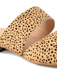 Women'S Speckled Cutout Mule - Brown Speckled