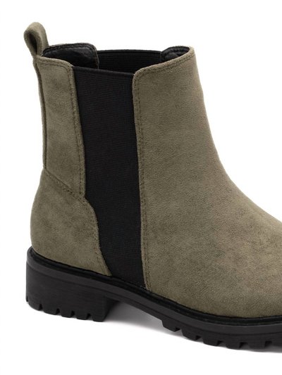 Corkys Women's Suede Howl Bootie In Green product