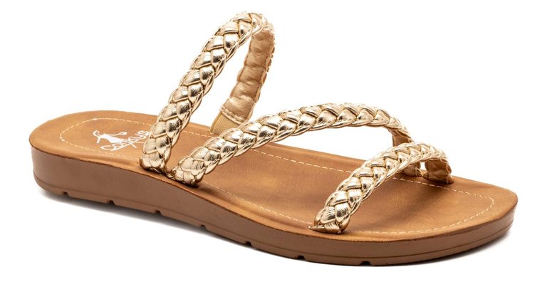 Women's Twist N Shout Sandal In Gold