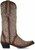 Glitter Embroidery Boot In Brown