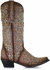 Glitter Embroidery Boot In Brown