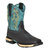 Ladies Hydro Resist Work Western Boots In Black/turquoise