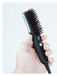 LED Styling Straightening Brush for Men