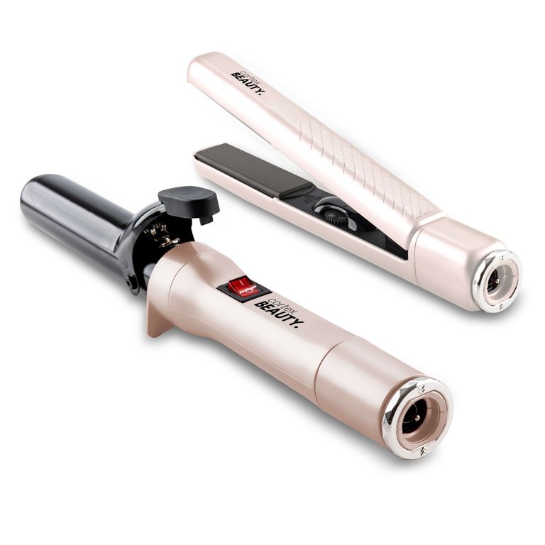 Switch Duo Interchangeable Cord Flat Iron & Curling Iron Set