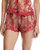 Rosie Velvet Tap Short - Mystic Red