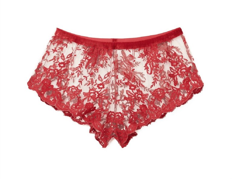 Rosie Velvet Tap Short