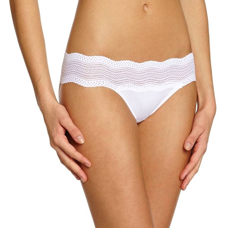Women's Dolce Low Rise Bikini Panty - White