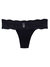 Women's Dolce Thong Panty In Black - Black