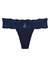 Women's Dolce Thong Panty In Navy Blue - Navy Blue