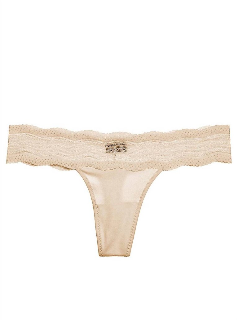 Women's Dolce Thong Panty - Blush