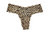 Women's Low Rise Thong Panty In Se/Black Animal - Se/Black Animal