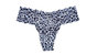 Women's Low Rise Thong Panty - Sorren Blue/Navy Animal