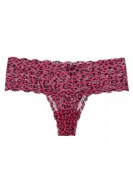 Women's Never Say Never Printed Comfie Thong Panty