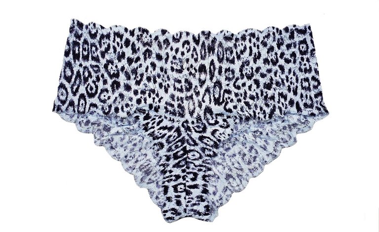 Women's Never Say Never Printed Hottie Boyshort - Sorren Blue/Navy Animal - Sorren Blue/Navy Animal