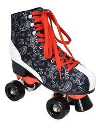 Black Bandana Roller Skates