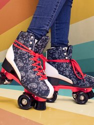 Black Bandana Roller Skates