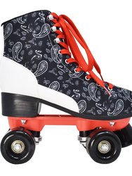 Black Bandana Roller Skates - Bandana