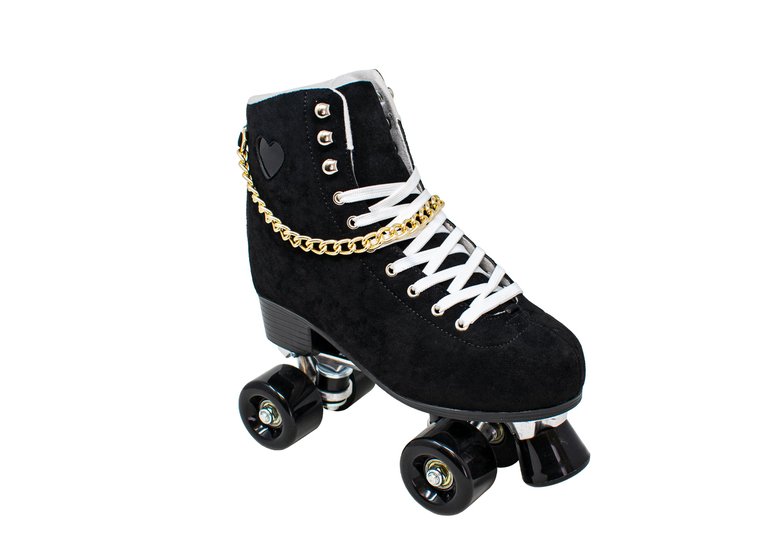 Black Chain Roller Skates