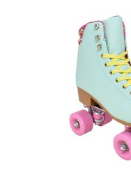 Core Mint Quilted Roller Skates