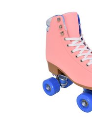 Core Pink Quilted Roller Skates